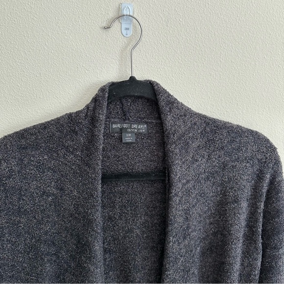 BAREFOOT DREAMS CozyChic Lite Island Wrap Grey Small Medium - Picture 12 of 13